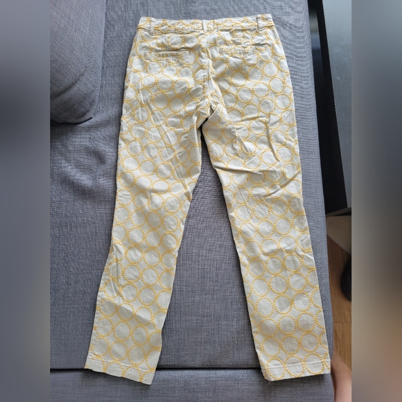 Anthropologie Embroidered Chino Pants - Picture 3 of 4